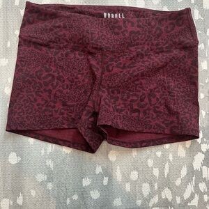 NOBULL cheetah shorts